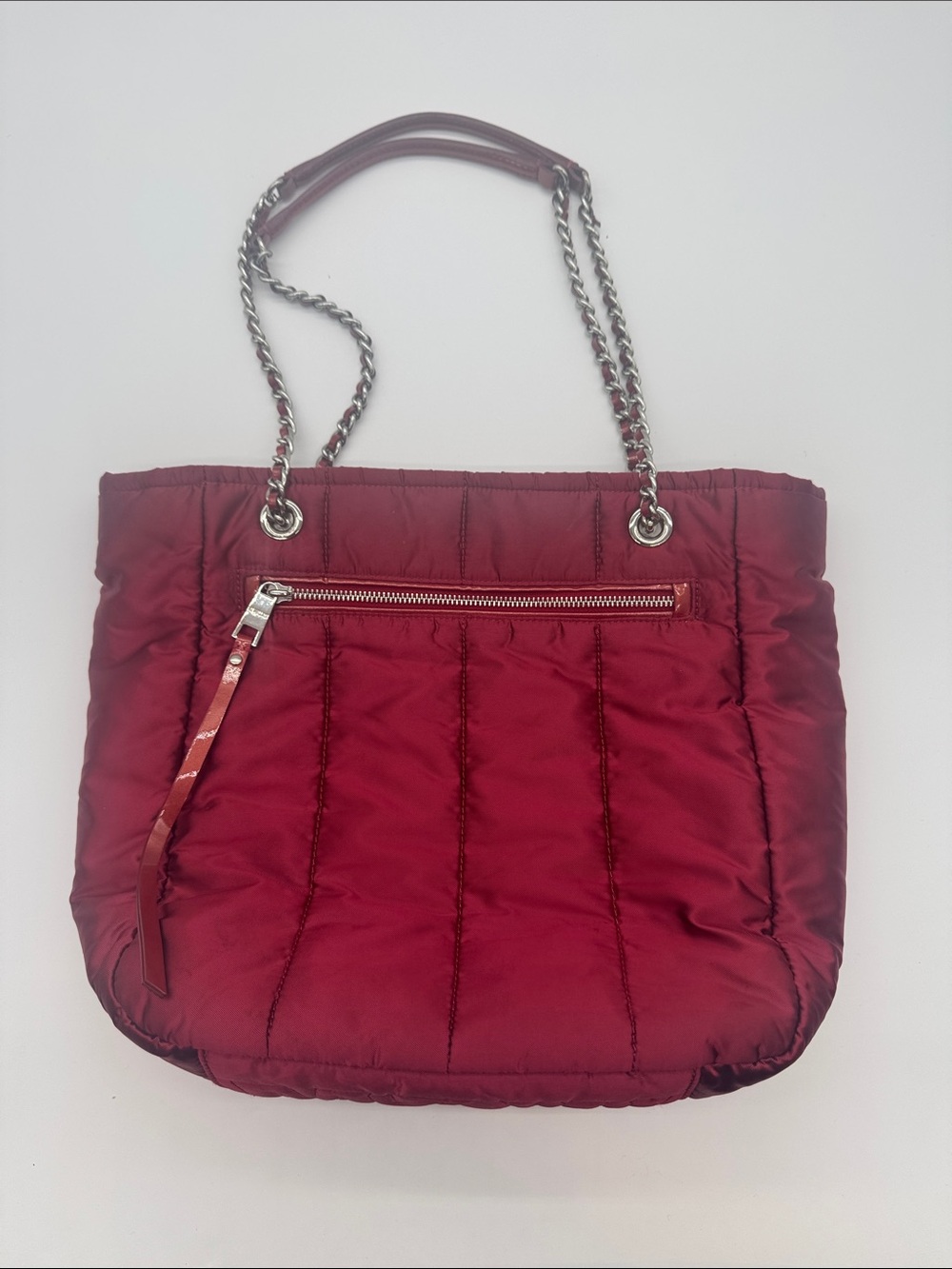 MZ Wallace red daily tote bag
